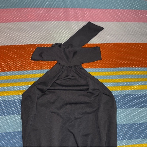 Speechless Black Backless Halter Top Dress Skirt Women’s Size Medium - Picture 2 of 5